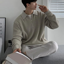 Load image into Gallery viewer, Polo Sweater Zipper