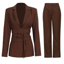 Load image into Gallery viewer, Two Pieces Set Pant Suits
