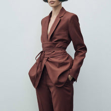 Load image into Gallery viewer, Two Pieces Set Pant Suits