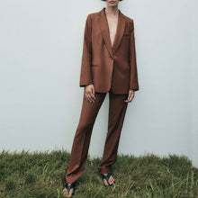 Load image into Gallery viewer, Two Pieces Set Pant Suits