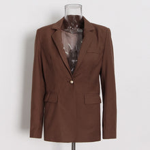 Load image into Gallery viewer, Brown Cotton Suit