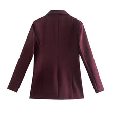 Load image into Gallery viewer, Vintage Wine Red Suit Set