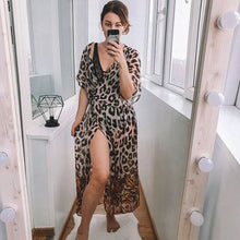 Load image into Gallery viewer, Leopard Cover-up
