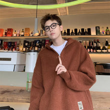 Load image into Gallery viewer, Hooded Sweater  Zipper
