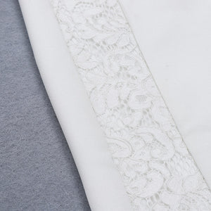 Blazer Pantsuits Set White